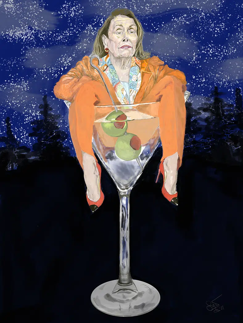 Nancy Pelosi (Martini Glass)