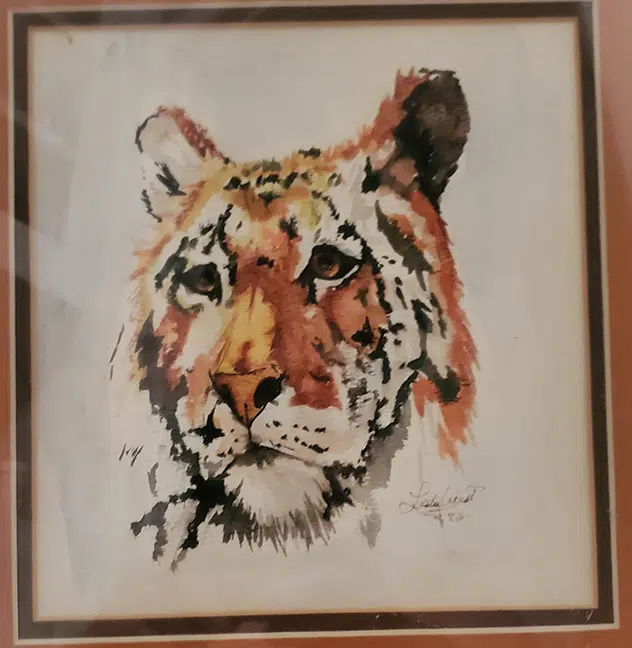 Tiger Watercolor Best Of Show (1982)
